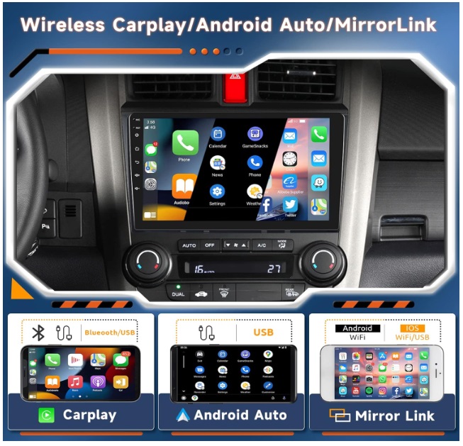 RADIO CARPLAY - ANDROID AUTO 7"